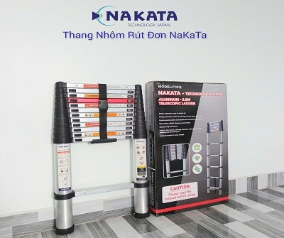 Thang nhôm rút đơn NAKATA TY 612 -3.8m