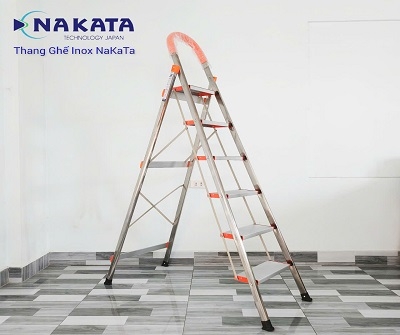 Thang ghế INOX 6 bậc NAKATA VN-106B