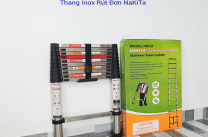 Thang INOX rút đơn NAKITA TM132 - 3.2m