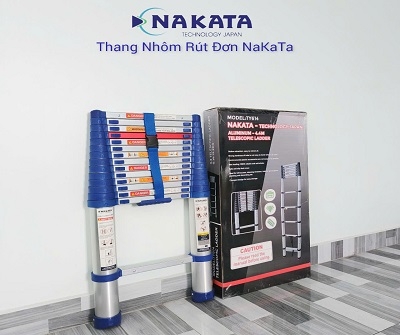 Thang Nhôm Rút Đơn NAKATA TYB614 - 4m4