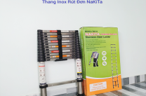 Thang INOX rút đơn NAKITA TM138 - 3.8m