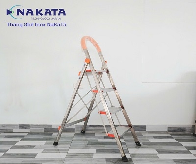 Thang ghế INOX 4 bậc NAKATA VN-104B