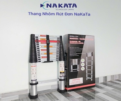 Thang nhôm rút đơn NAKATA TY615-5.0m