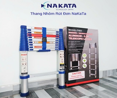 Thang Nhôm Rút Đơn NAKATA TYB611 - 3m2