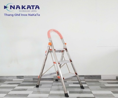 Thang ghế INOX 3 bậc NAKATA  VN-103B