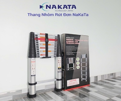Thang nhôm rút đơn NAKATA TY617 -5.8m
