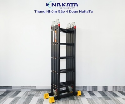 Bản cao cấp - Thang nhôm 4 khúc NAKATA VN05B - 5.8m