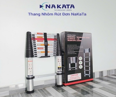 Thang nhôm rút đơn NAKATA TY613 -4.1m